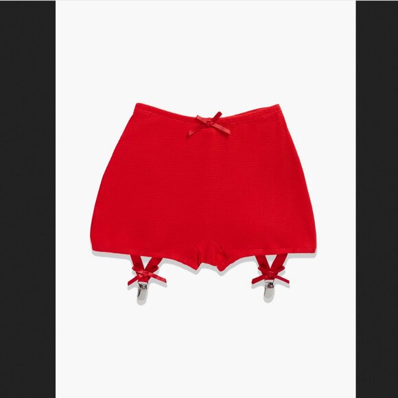 NWT Savage X Fenty Midnight Cruise Garter Short - Picture 5 of 6